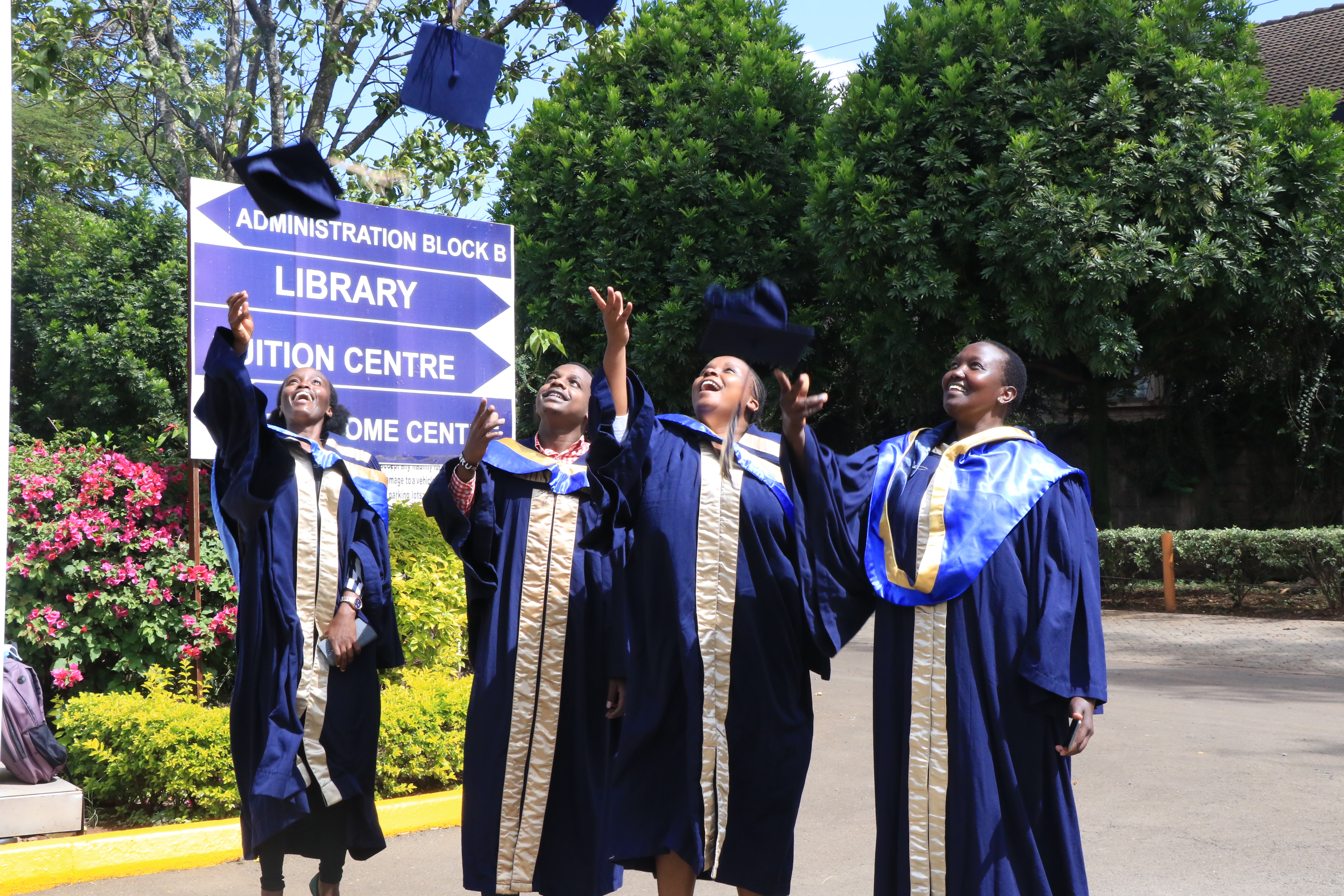 Eco-Friendly Bachelors Graduation Gown, Hood & Cap Set