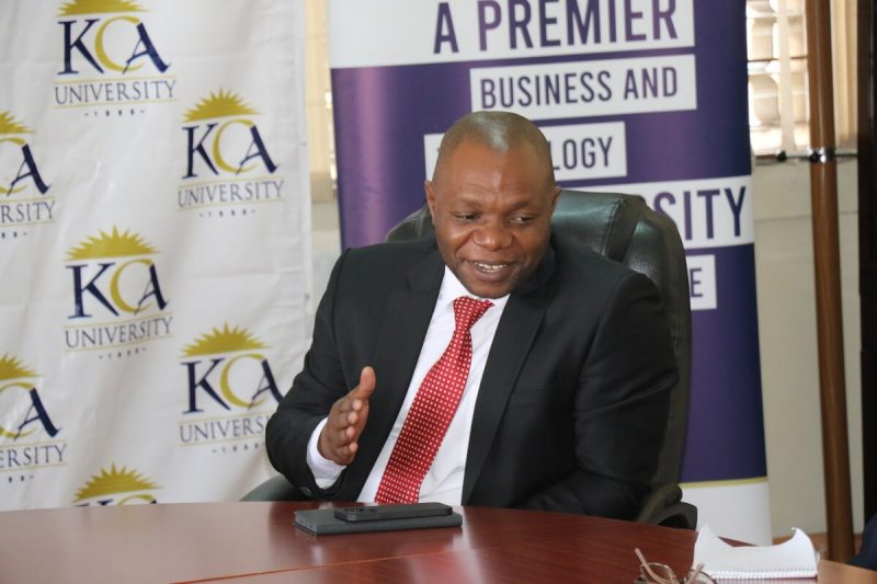 Vice Chancellor & CEO hosts ICPAK CEO at the Ruaraka Main Campus