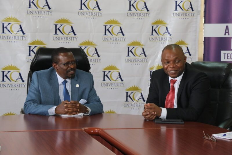 Vice Chancellor & CEO hosts ICPAK CEO at the Ruaraka Main Campus