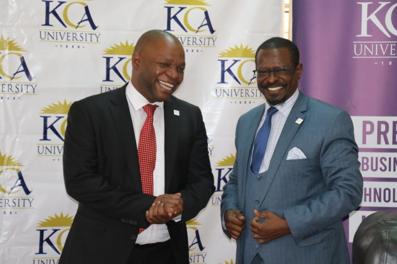 Vice Chancellor & CEO hosts ICPAK CEO at the Ruaraka Main Campus