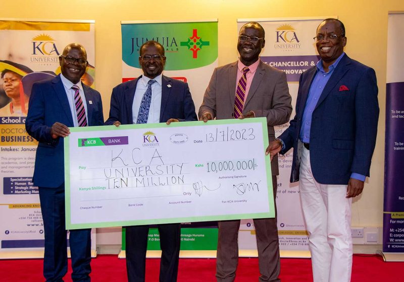 Vice Chancellor and CEO's Research and Innovation Fund launched with a seed capital of Sh 10 Million