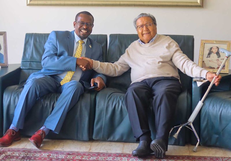 VC & CEO pays courtesy call to Dr. Manu Chandaria