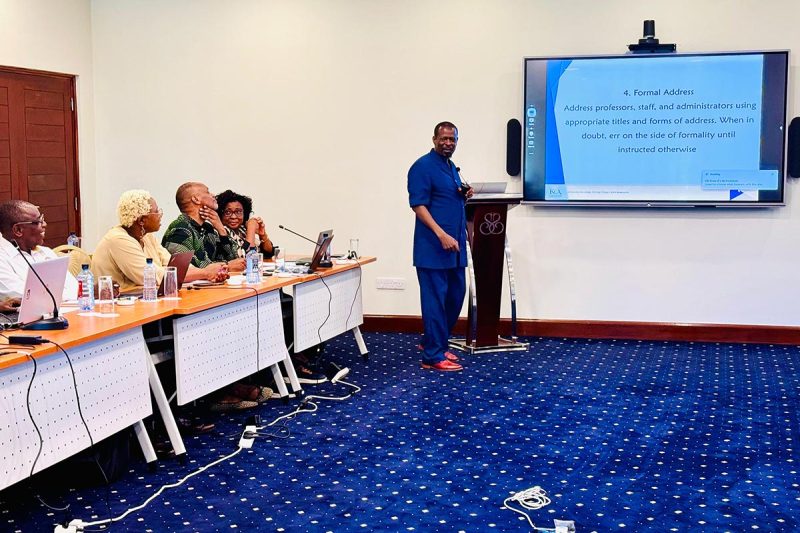 KCA University VC &CEO at Management Board & Senate Joint Retreat