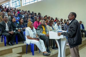 VC-&-CEO-Prof.-Isaiah-I.C.-Wakindiki-addressing-staff-during-the-2025-annual-staff-forum-Fratured