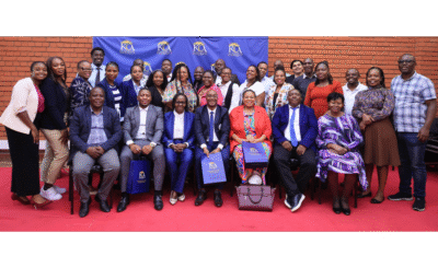 KCA University faculty and students with delegates from the University of Limpopo during an exchange program on academic collaboration and international engagement.